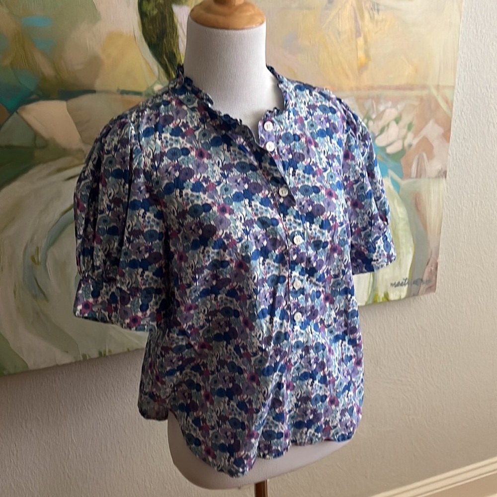 J.Crew Liberty blouse small - Picture 5 of 14